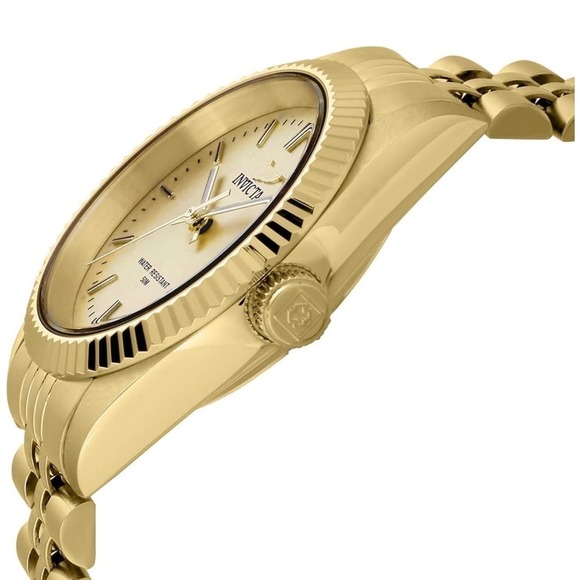 Invicta Specialty‎ 29411 Watch Women OS Gold NEW Fluted Bezel Jubilee Bracelet main image 4